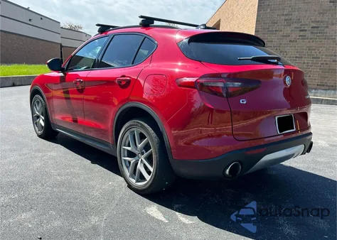 2018 Alfa Romeo Stelvio Ti Sport из США, поврежденный, VIN ZASFAKNN7J7C02020
